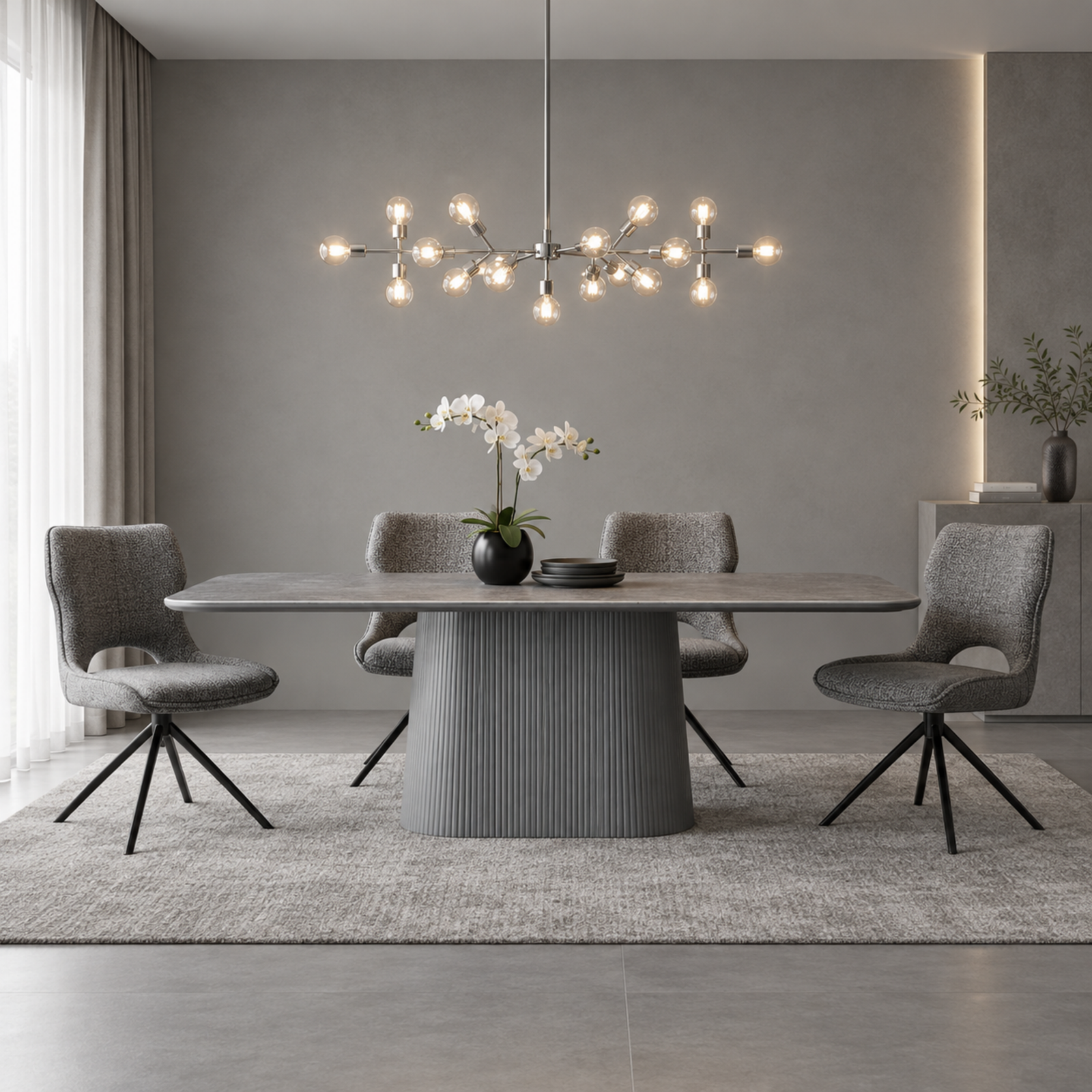 Untitled Design - 2026-10-08T171218.088 Davos Grey Oval Ceramic Dining Table 180cm - Image 1