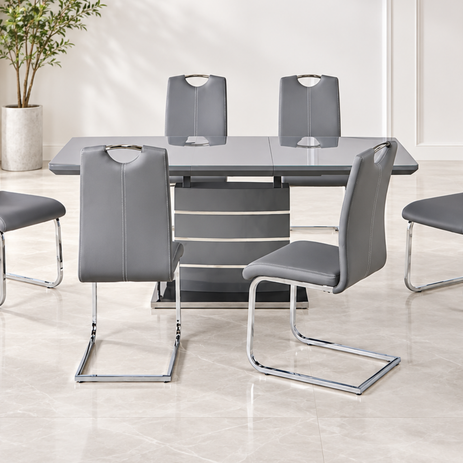 Untitled Design - 2026-10-12T155359.918 Milan Grey Extending Dining Table 140–180cm - Image 1