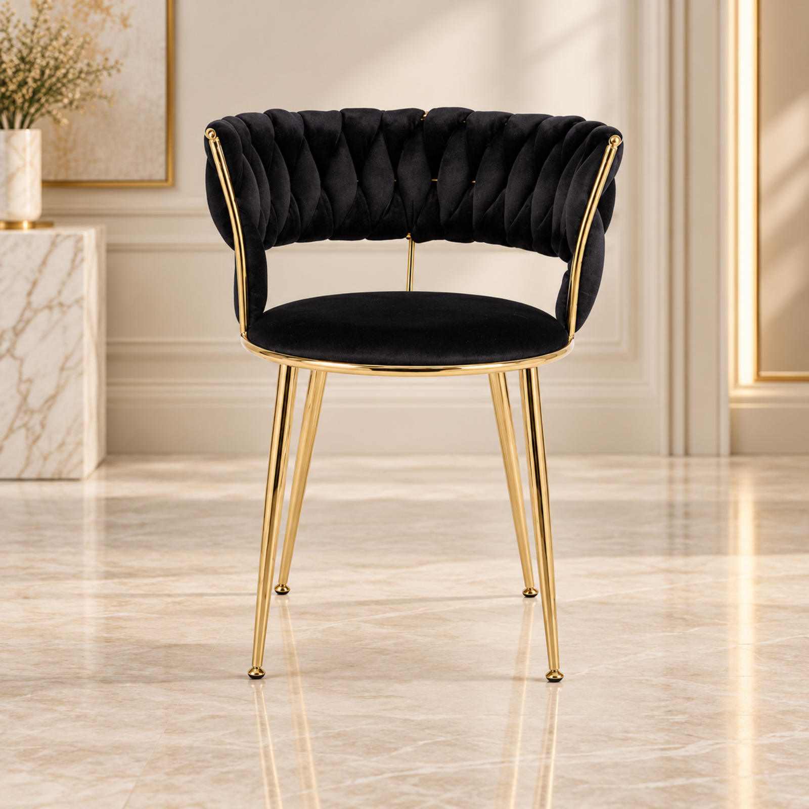 Untitled Design - 2026-10-26T160547.650 Camelia Black & Gold Dining Chair - Image 1